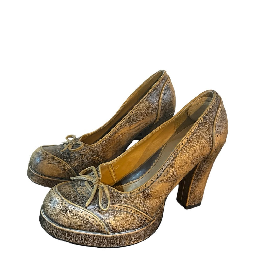 90s/Y2K Vintage Bongo stacked heels platforms - Size 9.5